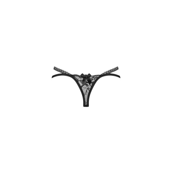 Blomentis string - Noir